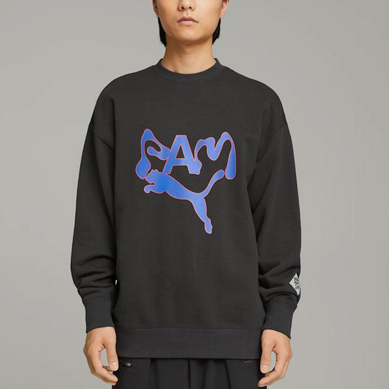 Puma/彪马正品2025新款男女宽松透气圆领卫衣套头卫衣61-01