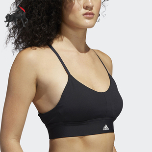 女士训练柔软舒适运动内衣FJ6089 2025冬季 Adidas 阿迪达斯正品
