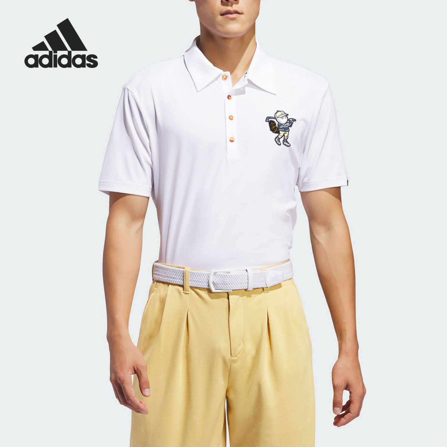 Adidas/阿迪达斯官方正品高尔夫男士运动短袖翻领POLO衫IN7569,运动服/休闲服装,运动POLO衫,淘宝优惠券,粉丝福利购,淘宝优惠卷