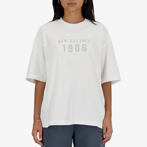 New Balance/NB正品2025新款女子宽松透气圆领短袖T恤WT41519-WT