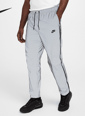 Nike/耐克正品2025秋季款男士休闲运动反光束脚长裤FZ7587-035