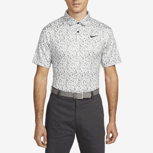 Nike耐克正品男高尔夫球吸湿排汗透气印花修身翻领衫DR5306-025