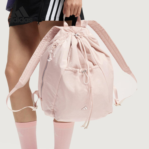 Adidas/阿迪达斯正品2025年女士运动便携收纳双肩包KC0230