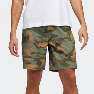 CAMO男子运动透气短裤 Adidas FT2805 SHORT 阿迪达斯正品 夏