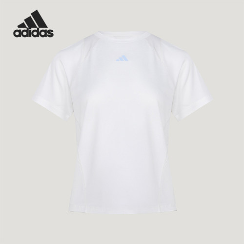 Adidas/阿迪达斯正品COLSENSETE新款女白色运动经典短袖T恤IA6099