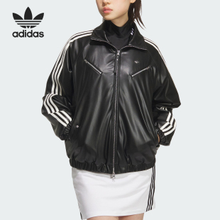 Adidas 三叶草女士亮泽感保暖运动外套JD3778 阿迪达斯正品