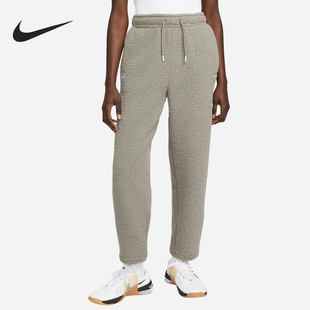 女子时尚 Nike 耐克正品 新款 DQ6262 简约宽松加绒保暖运动长裤