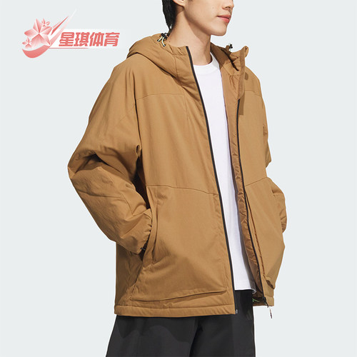 阿迪达斯男士防泼水运动棉服