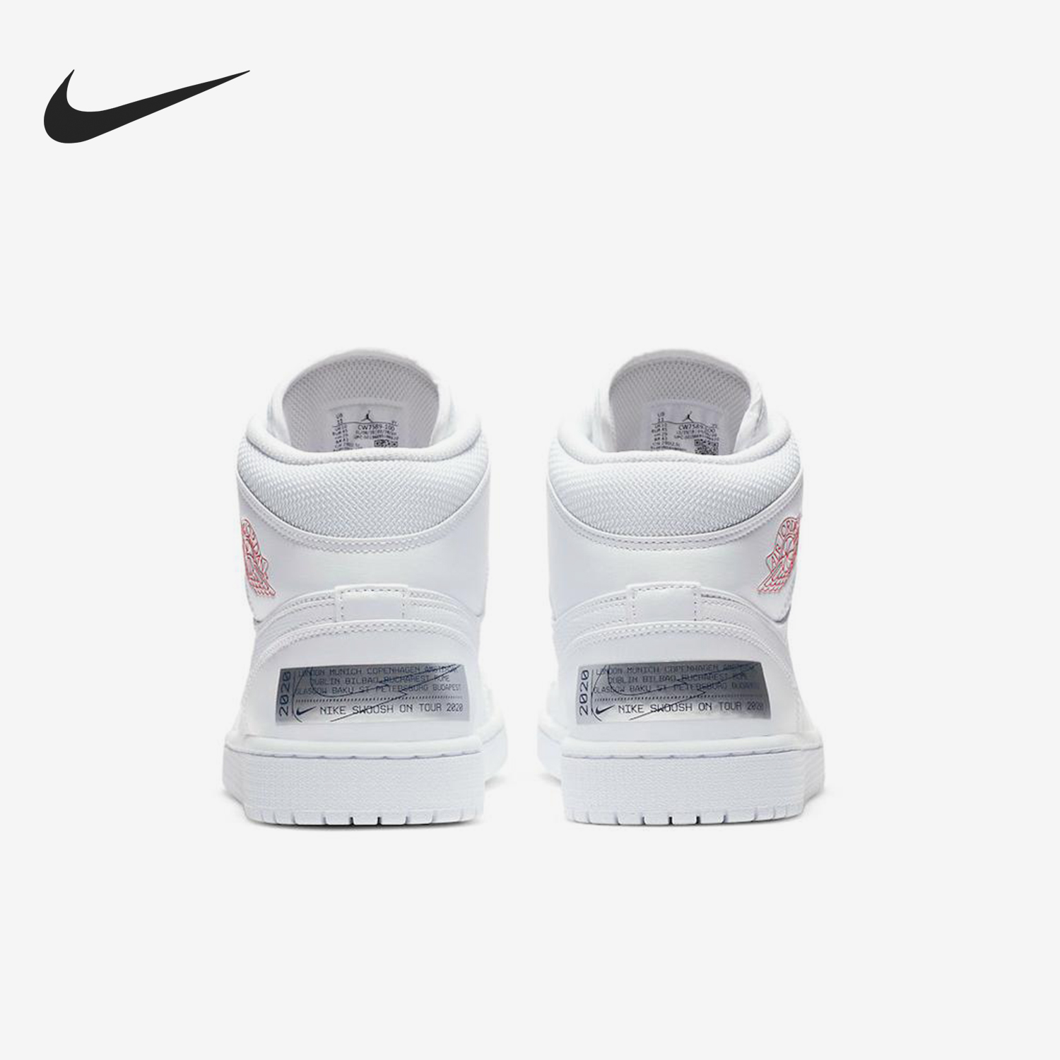 Nike/耐克正品Air Jordan 1男士中帮经典复古篮球鞋CW7589-100