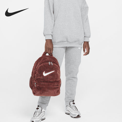 Nike/耐克正品秋季新款儿童人造毛皮时尚双肩包FZ1330-231