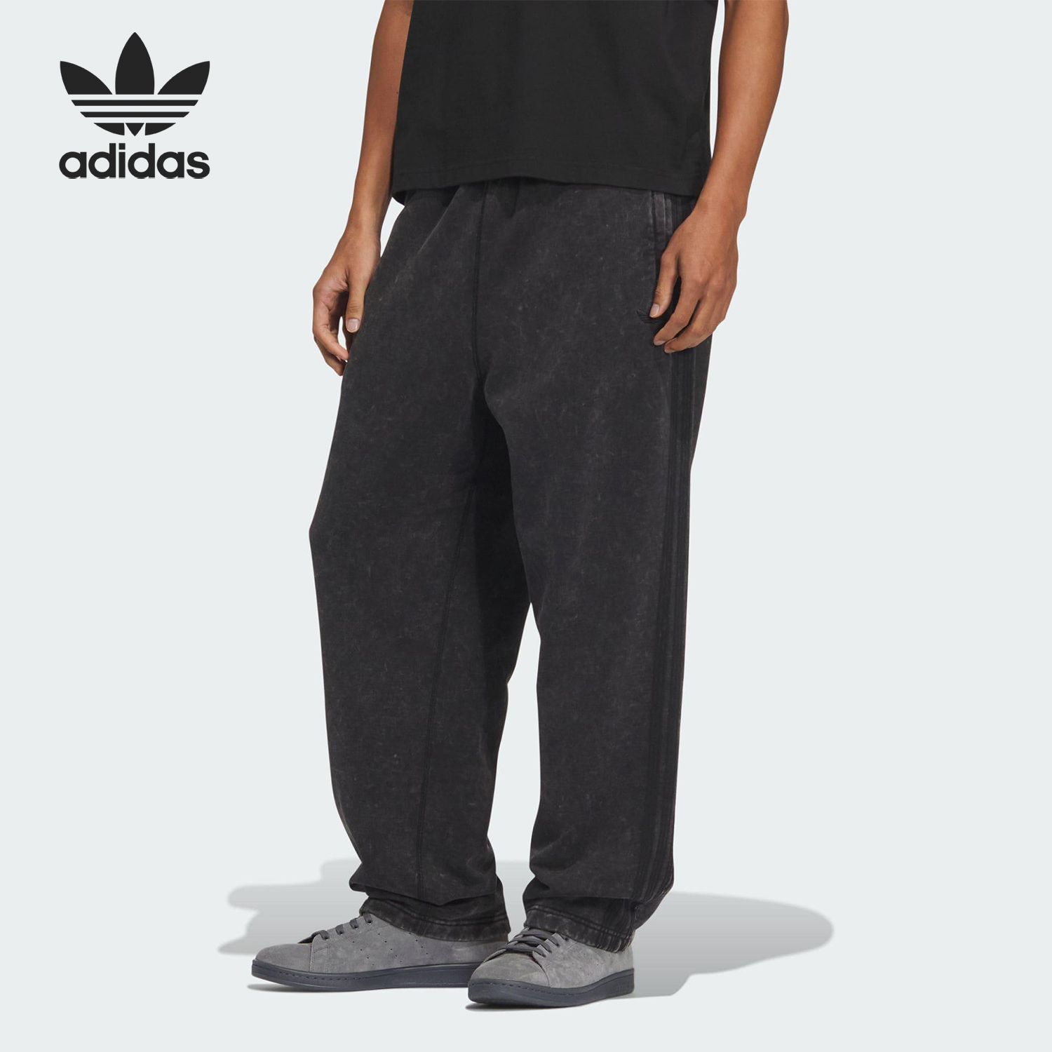 Adidas/阿迪达斯正品三叶草男士针织休闲户外运动长裤KA6761