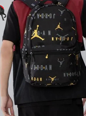 Nike/耐克正品JORDAN儿童满印运动休闲经典双肩包JD2143004GS-001