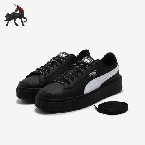 Puma/彪马正品新款女士复古厚底系带运动休闲板鞋404157-02