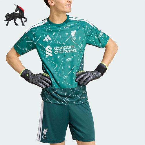 Adidas/阿迪达斯正品男士舒适透气经典足球球衣运动短袖T恤KT2080