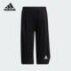 阿迪达斯正品 春夏新款 小童运动短裤 Adidas 运动七分裤 HE0041