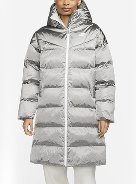 Nike/耐克正品冬季新款女子休闲保暖宽松运动棉服DQ6879-014