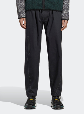 Adidas/阿迪达斯正品新款男士户外运动宽松梭织长裤HN6949
