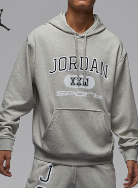 Nike/耐克官方正品JORDAN男士套头连帽印花口袋卫衣FV8627-050