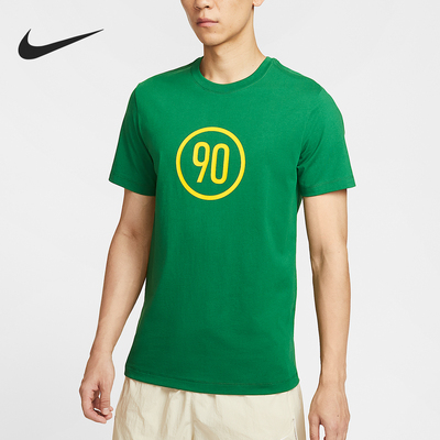 耐克男士复古圆领透气运动短袖