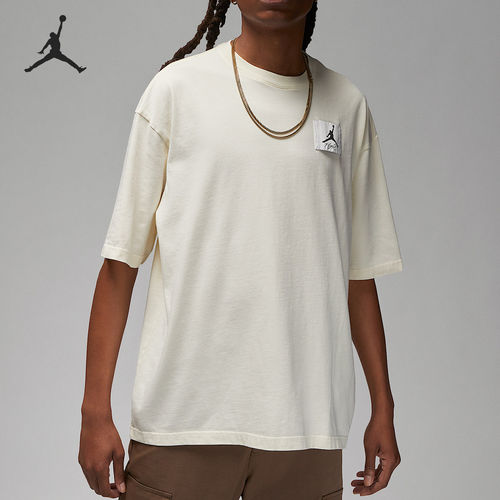 Nike耐克正品Jordan男款日常休闲圆领套头短袖T恤DZ0604-110