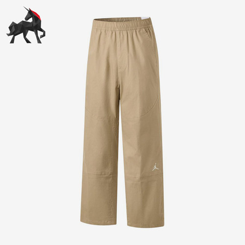 Nike/耐克正品JORDAN新款男卡其色宽松纯色经典休闲裤HF9330-247