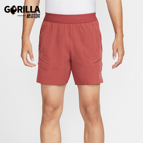 Nike/耐克正品夏季ri-FIT男士时尚简约网球经典短裤FZ6914-661