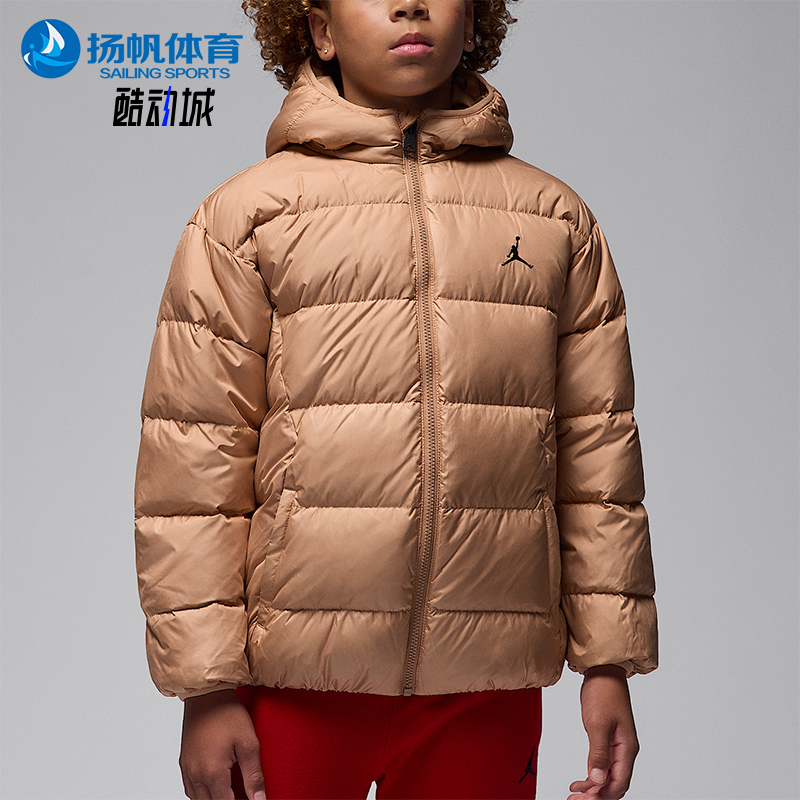 Nike/耐克正品JORDAN大童透气经典运动休闲保暖羽绒服IQ9986-200
