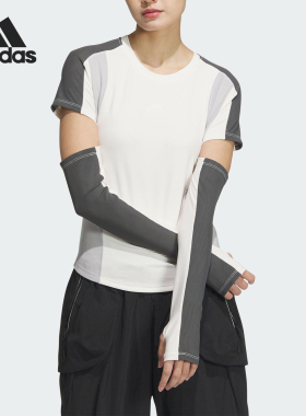 Adidas/阿迪达斯官方正品 FUSTL TEE 女士运动休闲长袖T恤JJ1575