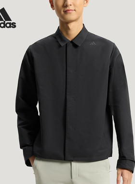 Adidas/阿迪达斯正品武宗系列新款男黑色经典亲肤夹克外套KG0840