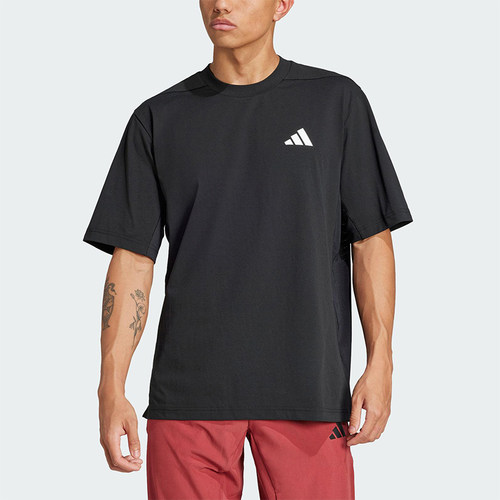 Adidas/阿迪达斯正品夏季新款男士宽松训练运动透气短袖T恤JC5260