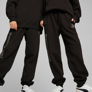 CLUB 彪马正品 Sweatpants FL男女束脚长裤 COURSE Puma