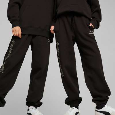 彪马男女运动休闲耐穿束脚长裤