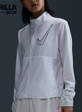 Nike/耐克正品长袖夹克新款女白色轻盈经典夹克外套HJ2229-100