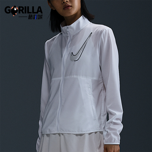 Nike/耐克正品长袖夹克新款女白色轻盈经典夹克外套HJ2229-100