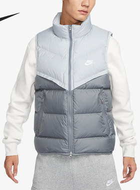 Nike/耐克官方正品新款男子运动休闲保暖立领羽绒马甲背心FB8184