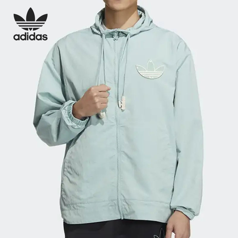 阿迪达斯正品男子连帽外套