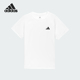 休闲短袖 Adidas KG3134 款 儿童简约透气经典 阿迪达斯正品 2025夏季