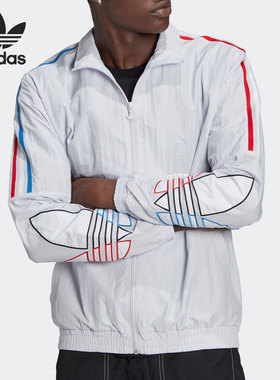 Adidas/阿迪达斯正品三叶草春季新款男子时尚休闲运动外套 GN3583