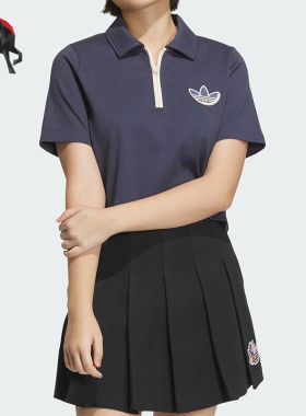Adidas/阿迪达斯正品三叶草WovenSkort新款女经典黑色短裤IP1781