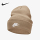 新款 冬季 男子保暖防风针织毛线帽FB6528 耐克正品 Nike