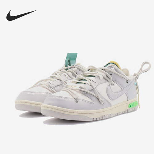 Nike/耐克官方正品Dunk Low xOff-White女子运动休闲鞋DM1602-117