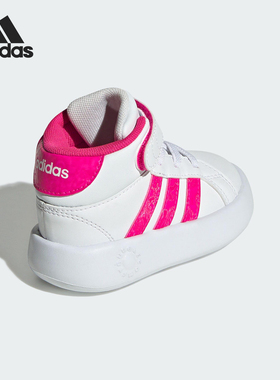 Adidas/阿迪达斯正品2025夏季款婴童高帮耐磨运动鞋JS1682