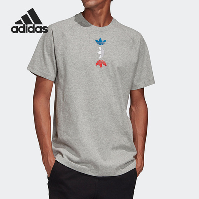 阿迪达斯三叶草休闲运动短袖t恤