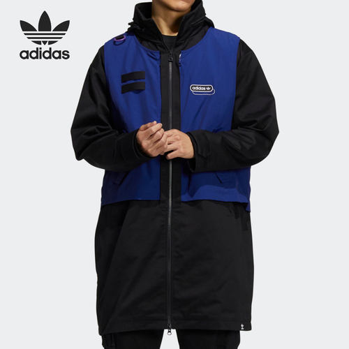 Adidas/阿迪达斯正品三叶草当季男子中长款夹克外套HC0371