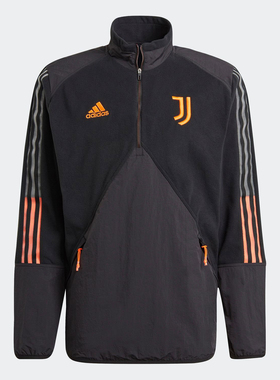 Adidas/阿迪达斯正品秋男尤文图斯足球运动训练夹克外套 GK8603