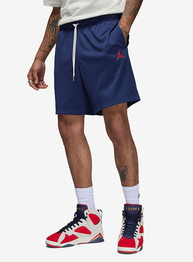 Nike/耐克正品JORDAN男士系带印花训练运动短裤DX5648-410