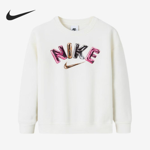 Nike/耐克正品春秋小童针织保暖户外套头休闲卫衣FB9572-133