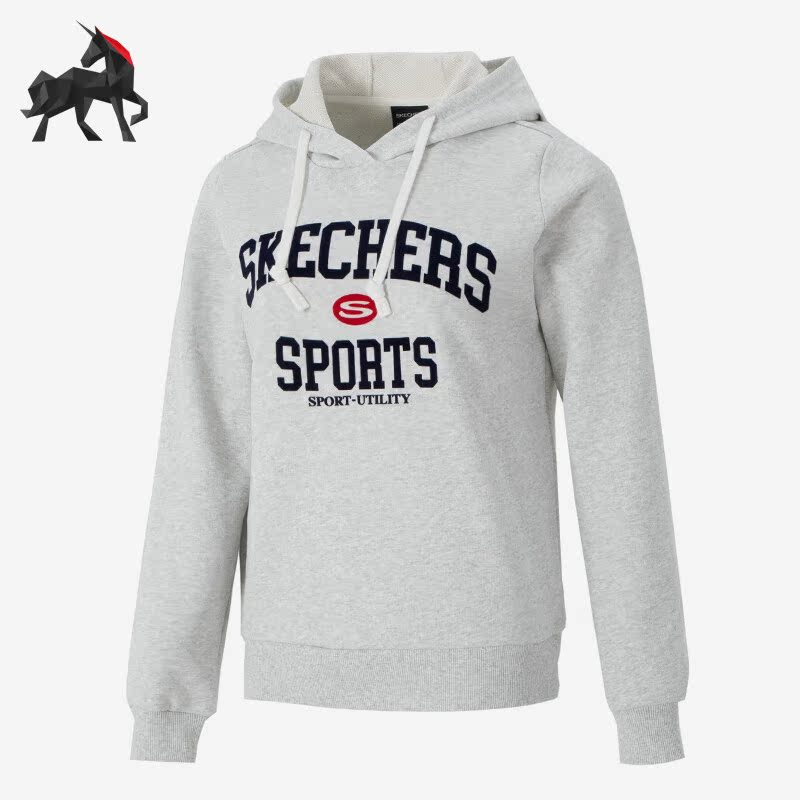 斯凯奇正品女子针织运动卫衣