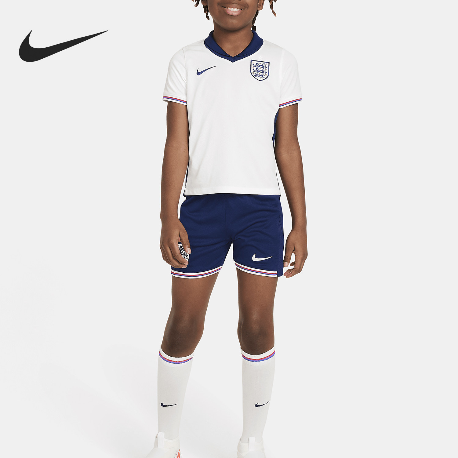 Nike/耐克官方正品英格兰队大童柔软舒适足球运动套装FJ4439-100