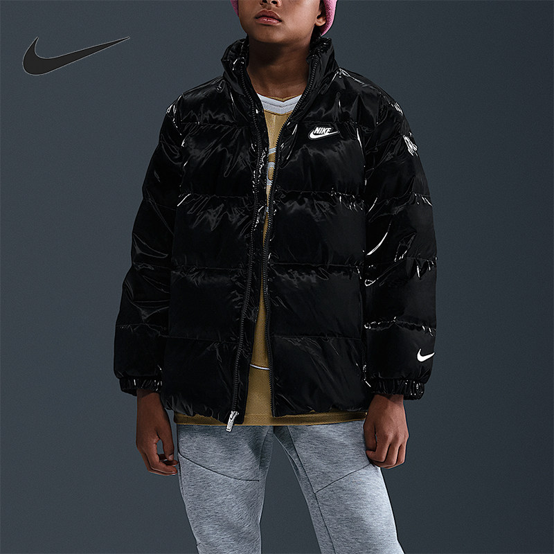Nike/耐克正品冬季大童简约运动保暖时尚羽绒服外套IQ2834-010
